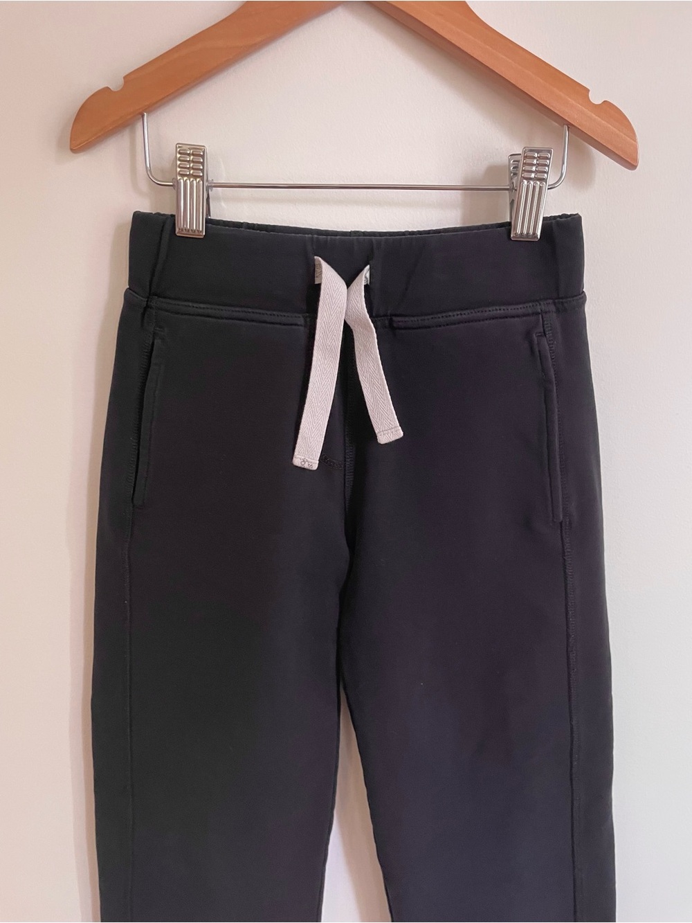 NEW Peekaboo Beans Heavyweight Stretch Jersey Joggers Sweatpants, Unisex, Black